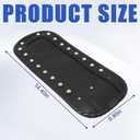 PU Leather Rear Seat Fender Bib Cover for Harley Softail Springer Heritage Classic EFI FLSTCI 2006-2017 (Rivet)