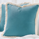 NACAZCOL PILLOW COVERS (2-PACK) - TEAL BLUE 16x16