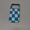 KANGHAR Compatible with iPhone 17 Pro Case 2025, Aesthetic Checkered Cute Pattern, Support for MagSafe Shockproof Cover for Girls Women -Green