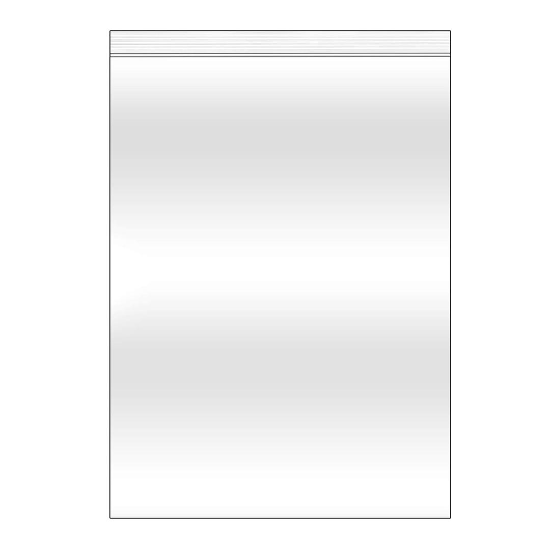 Zip Bags Clear Plastic With Zipper Seal - By DiRose | Resealable, Strong, Thick, Sturdy| For Organizing, Travel, Shipping, Packaging, and Storage | 10X12 | 100 Pack