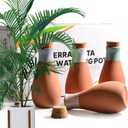 B SEPOR 4 Pack Classic Ollas Plants Irrigation Pots - Terracotta Self Watering Globes - Drippers System for Vacation or Holiday (400ml 4Pack)