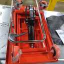 VEVOR TF23 Hydraulic Lift Table Cart, 500lbs Capacity 28.5" with 4 Wheels and Non-Slip Pad, for Material Handling and Transportation, Red