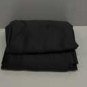 NICETOWN Pitch Black Solid Thermal Insulated Grommet Blackout Curtains/Drapes for Bedroom Window (2 Panels, 42 inches Wide by 63 inches Long, Black)