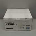 10-in-1 Record Player with Built-in Speakers Wireless Playback, CD & Cassette Player, USB Player, AM/FM Radio, 3 Speeds Turntable Vinyl Record Player Mahogany