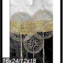 16x24 Picture Frame, Display Poster 12x18 with Mat or 16 x 24 Without Mat, Light Weight and High Transparent 16 by 24 Frame for Wall - 1 Pack/Black/16 x24