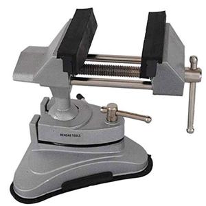 Mini Vise/Portable Multi-Angle Pivoting Vacuum Base Vise with 360Swiveling Head and Powerful Suction
