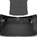 Trunk Mat for 2015-2025 Ford Edge 5 Seats Rear Cargo Mat All Weather TPE Protector Trunk Liner Accessories(Only fit 5 Seats)