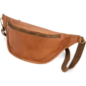 Berliner Bags Vintage Genuine Leather Fanny Pack Kai, Belt Bag, Crossbody Sling Bag for Men and Women - Brown
