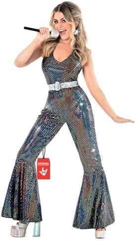 Morph Disco Costume Women, Womens Disco Costume, Retro Outfits For Women, Halloween Costumes For Adults, XL