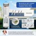 for Genie Garage Door Opener Keypad Compatible with All Genie Intellicode Overhead Door Codedodger and Dip Switch Opener for 1995-Current Models 315/390MHZ Wireless Keyless Keypad Replacement