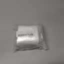 PATIKIL 3.15x3.15" Jewelry Cleaning Cloth, 100Pcs Individually Wrapped Double-Sided Microfiber Polishing Cloth for Silver Gold Brass Platinum Jewelry, White