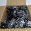 Plastic Pants Hangers with Clips for Women 30 Pack – POZEAN Pant Hanger with 360 Rotating & Adjustable Clips for Skirt, Shorts, Jeans, Kids’ Clothes, Coat | Space Saving, Slim & Multi-Purpose Black