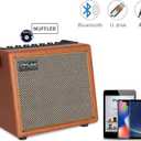 Coolmusic Professional Karaoke Machine with 1 Microphone, Portable Bluetooth Speaker with OTG Supports USB, AUX, Rec, TWS, Part for Adults/Children