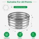 JERIA Raised Garden Bed,Galvanized Raised 2 PCS 221ft Planter Boxes Outdoor with Easy Assembly, Round Garden Bed for Vegetables, Fruits, Flowers