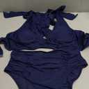 Blooming Jelly Womens Tummy Control Bathing Suits Modest High Waisted Bikini Sets Cute Halter 2 Piece Swim Suit 2026, L