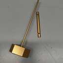 GemeShou Gold Metal Earring T Bar Stand, Single small earring hanger display, Retail earring holder for show, Jewelry earring organizer for Online store PhotographyGold-Hexagon Base Height 5.3" (High)