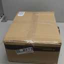 Dimmable Floor Lamp - 3 Lights Arc Floor Lamps for Living Room, 1000LM Modern Tall Standing Lamp With Beige Shades, Mid Century Tree Floor Lamp for Bedroom Office, 3 LED Bulbs Included - Brown