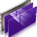 Fotbor 2 Pack for Samsung Galaxy S25 Ultra Privacy Screen Protector[Not Glass], Cool Purple Anti Spy Anti Blue Light 7H Hardness Film with Alignment Frame, Sensitive Unlocking Bubble Free Case Friendly