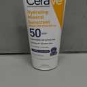 CeraVe 100% Mineral Sunscreen SPF 50 with Zinc Oxide & Titanium Dioxide, Hyaluronic Acid & Ceramides, Oil Free & Non-Greasy, Hydrating Mineral Sunscreen For Body, 5 oz (Exp: 03/2028)