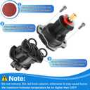 2 Pack GP876851 Mixer Cap and Pressure Balancing Unit Cartridge, Compatible with Kohler Shower Valves K-304 and K-11748 Platforms, Shower Cartridge Replacement Repair Kit, Include GP800820 and GP77759