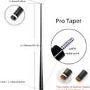 100% Carbon Fiber Shaft, Black Technology Shaft of Pool Cue Front Part for Billiard Play/Break/Snooker Cue Shaft with Foam- 737 mm,745mm,765mm