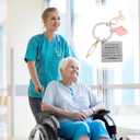 Nurse Graduation Appreciation Keychain, Medical Assistant Key Chain for Women, Funny Mask Injection Nursing Student Practitioner Presents, Female Doctor Work Week Gift for Birthday Thanksgiving