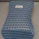 kasney Lumbar Support Pillow, Back Pillow for Low Back Pain Relief, Ergonomic Streamline Car Seat, Office Chair, Recliner and Bed (Blue)