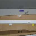 1" x 35.5" White Aluminum Storm Door Sweep Replacement Weatherproof Bottom Seal for Security Doors (1, White)