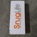 SnugLife Floating Book Shelves for Wall Mounted Set of 2 - Upside Down Space Saving Unique Wall Bookshelf, Rustic Wood Floating Bookshelves, Hanging Bookshelf for Bedroom, Living Room Decor & Storage (16.5"W x 6.7"L)