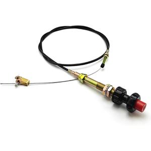 VCGTX06 6FT Vernier Adjustable Lock Cable, Heavy Duty Vernier Locking Throttle Cable 6 FT Red Locking Adjustable Heavy Duty Vernier Control Cable