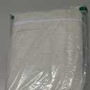 FMFUNCTEX 100% White Blackout Curtains for Bedroom, White Weave Textured Curtains 84 Inches Long Thermal Insulated Curtain for Living Room, Black Out Drapery Grommet Room Darkening 2 Panels