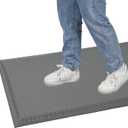 Anti Fatigue Mats Industrial 2' x 6' 15/16" Thick Ergonomic Standing Mat Commercial Heavy Duty Diamond Plate Shop Floor Mats Helps Relieve Back and Leg Soreness, Grey