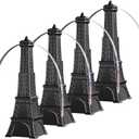 Fly Fans for Tables, Fly Repellent Fan Keep Flies Away, Battery Powered Bug Fans with Holographic Blades for Picnic, BBQ, Restaurant, Party and Kitchen, Indoor and Outdoor 4 Pack