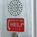 Emergency Dialer Phone/Elevator Phone with Voice Announcement, ADA Compliant, Auto-Dial 911 and Programmable, TEP331