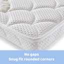 Mini Crib Mattress - 38x24x4 Inch- Dual Sided with Firm Support and Comfort Foam- Breathable, Quiet and Odorless, Fits Most Mini Cribs (Does Not Fit Playard or Standard Crib)