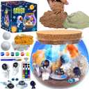 Astronauts Light Up Terrarium Kit for Kids DIY Space Toys Painting Kits Astronauts Toys Birthday for Boys and Girls Ages 4 5 6 7 8-12 Year Old - Kids Arts & Crafts Kit