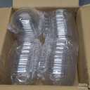 Kingrol 20 Pack 4-Inch Clear Plastic Fillable Ornaments Ball, for Christmas, Wedding, Party, Home Decor