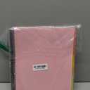 Forvencer 24 Pocket Project Organizer, 1/3-cut Tab Binder Organizer with Sticky Labels, Multi Pocket Folder with Zipper Pouch, Folder Binder Spiral Pocket Notebook, Office Supplies (Pink)