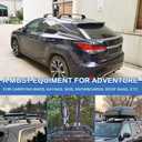 Aluminum Roof Rack Cross Bars Fit for 2016-2022 Lexus RX RX350 RX350L RX450h RX450hL with Flush Side Rails, Aerodynamic Rooftop Cargo Carrier Luggage with Anti-Theft Lock