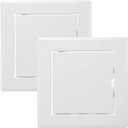 Vent Systems 4'' x 4'' Inch White - Pack of 2 - Metal Access Panel - Easy Access Doors - Access Panel for Drywall, Wall, Electrical and Plumbing Service Door