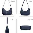 KKXIU Shoulder Bag for Women Small Purse Cute Clutch Hobo Handbag Trendy Crescent Bag