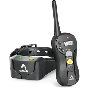 PATPET Dog Training Collar for Large Dogs - IPX7 Waterproof E Collar for Dogs Training with Beep, Vibration and Static Modes