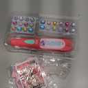 Hair Gem Stamper Kit, Bling Hair Jewels for Girls Toys, Hair Styling Tool with Reusable Shining Diamonds, Birthday Gifts Toys for Girls Ages 3 4 5 6 8-12