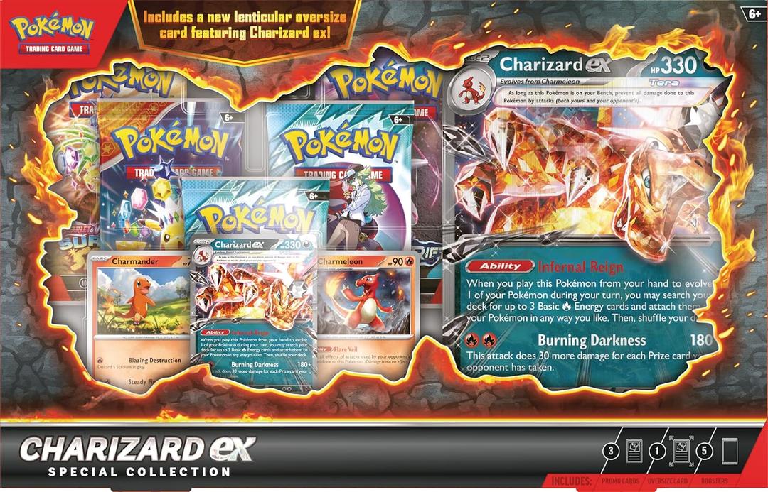 Pokemon TCG: Charizard ex Special Collection - Pack of 5