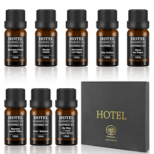 Hotel Collection Diffuser Essential Oil Gift Set,Seaside Hotel Scents for Home,Stress Relief Air Freshening,My Way,Westin,Wynn Las Vegas,Baccarat,Four Seasons,Aria