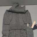 IECOii XXL Dog Sweater,Thermal Knit Big Dog Sweater with Sleeve,Pet Turtleneck Doggy Sweatshirt for Extra Large Dogs Boy Girl,Stretchy Large Dogs Cold Weather Outfit Pitbull Clothes,(Light Grey,XXL)