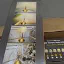 8 Pcs Cordless Table Lamp Rechargeable Touch Lamp, Gold Flower
Alloy & Acrylic, 4.9x11.8 Inch, 1800mAh Battery, USB Charging, 9olor Touch Dimming, Bedroom Living Room Decoration