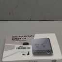 Docooler M.2 NVME/SATA Duplicator M.2 NVME/SATA SSD Cloner Dual-Bay Offline Clone Tool-Free M.2 SSD Enclosure M.2 USB C Adapter Write/Read with PC Plug and Play