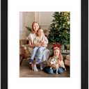 Golden State Art 11x14 Photo Wood Frame with Mat for 8x10 Picture BLACK