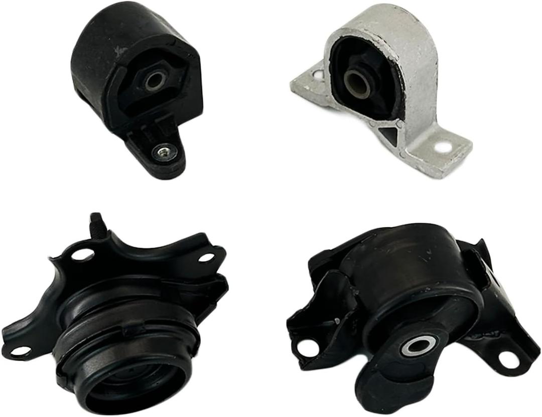 4 Pack Engine Motor Mount for 2001-2005 Honda Civic 1.7L Motor Transmission Mounts for Auto Trans Replace #A6595 A6588 A6591 A4511